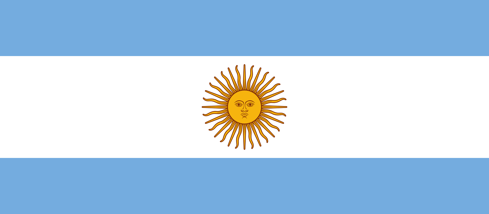 Bandera de la Argentia.